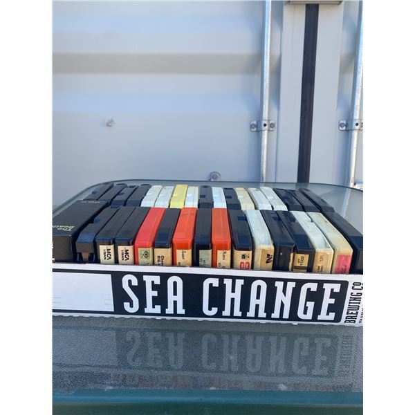 8-Track Tapes Including The Beatles and Cheech & Chong