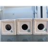 Image 2 : Craftlite Trio Ceramic Candle Holders with Copper Inlays