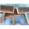 Image 2 : Leather Dog Leash and Set of Three Wool Carding Brushes