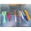 Image 2 : Box Lot of Assorted Hair Products, Combs, and Accessories