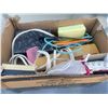 Image 3 : Box Lot of Assorted Hair Products, Combs, and Accessories