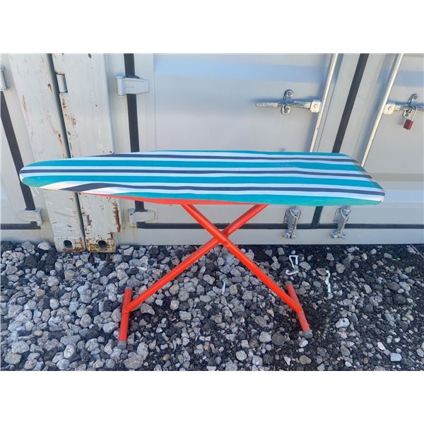 Folding Ironing Board with Striped Cover, 53.5" x 14"