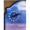 Image 2 : Rose Quartz Wall Clock with Seascape, 20" x 15.5"
