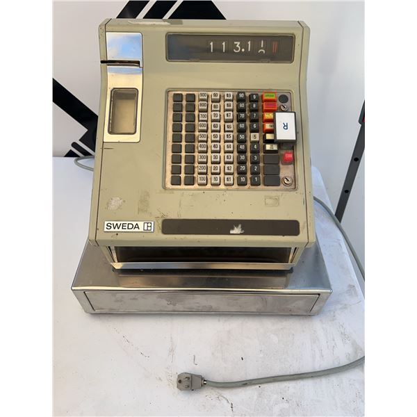 Sweda Mechanical Cash Register with Drawer