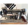 Image 1 : Necchi Electric Sewing Machine Model 61422 with Wood Base