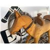 Image 2 : Handmade Wooden Rocking Horse with Mane and Tail