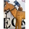 Image 3 : Handmade Wooden Rocking Horse with Mane and Tail