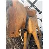 Image 6 : Handmade Wooden Rocking Horse with Mane and Tail