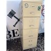 Image 1 : Cole 4-Drawer Metal Filing Cabinet, 53" Tall, 18" x 24"