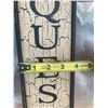 Image 5 : Wooden Antiques Signs with Arrow and Crackle Finish