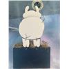 Image 2 : Wooden Cow Farmhouse Wall Hanging With Bow and Bell