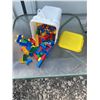 Image 1 : Plastic Building Blocks With Storage Container