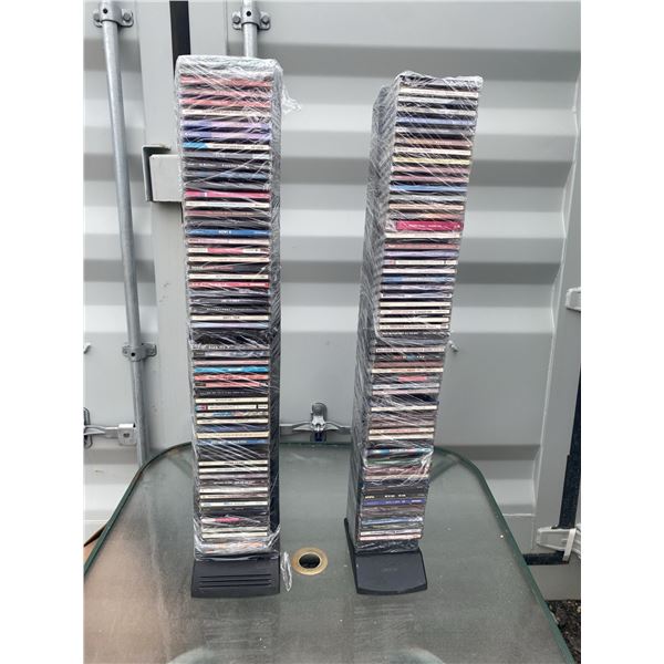 Music CDs With Two CD Towers