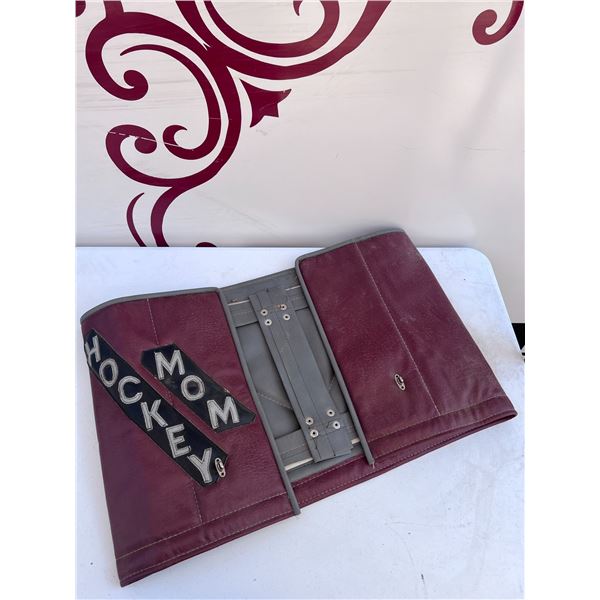 Custom 'Hockey Mom' Goalie Pad Purse or Bag