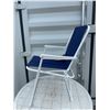 Image 5 : Spring Tension Folding Chair With Steel Frame and Polyester Seat