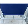 Image 6 : Spring Tension Folding Chair With Steel Frame and Polyester Seat