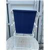 Image 7 : Spring Tension Folding Chair With Steel Frame and Polyester Seat