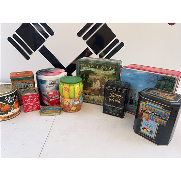 Decorative Food Tins and Containers