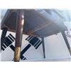 Image 5 : Mid-Century Two-Tier Wooden Side Table, 28” x 23” x 18”
