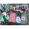 Image 1 : Christmas Decorations and Plush Toys Lot