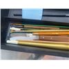 Image 10 : Art Supplies Lot with Toolbox, Paints, Brushes, and Accessories