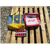 Image 1 : Budweiser Soft Cooler, Blue & Yellow Tote, and LED Cup Party Lights