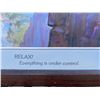 Image 4 : Mike Scovel "Relax! Everything is Under Control" Framed Poster