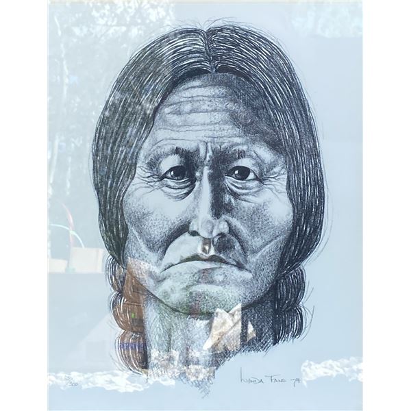 Lynda Fane 1974 Limited Edition Portrait Print, Framed
