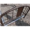 Image 5 : Metal Bed Frame With Springs, 70" x 52" x 38"