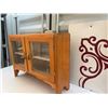 Image 11 : Two-Piece Wood Hutch With Glass Doors and Drawer