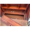 Image 4 : Wooden Drop-Front Secretary Cabinet, 50”H x 24.5”L x 11”W
