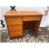 Image 1 : Wood Desk with 4 Drawers, 34” x 16” x 30.5”