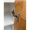 Image 5 : Two-Door Wood Grain Cabinet, 46”H x 34.5”L x 12.5”W