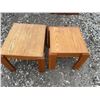 Image 1 : Oak Nesting Tables with Measured Dimensions