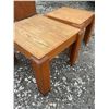 Image 2 : Oak Nesting Tables with Measured Dimensions