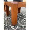 Image 4 : Oak Nesting Tables with Measured Dimensions