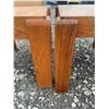 Image 5 : Oak Nesting Tables with Measured Dimensions