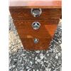 Image 2 : Wood Desk with Three Drawers, 48” x 24” x 30.5”