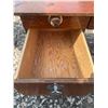 Image 4 : Wood Desk with Three Drawers, 48” x 24” x 30.5”
