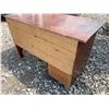 Image 8 : Wood Desk with Three Drawers, 48” x 24” x 30.5”