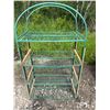 Image 1 : Metal and Wood Shelving Unit, 36" x 18.5" x 64"