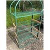 Image 2 : Metal and Wood Shelving Unit, 36" x 18.5" x 64"
