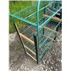 Image 6 : Metal and Wood Shelving Unit, 36" x 18.5" x 64"