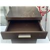 Image 3 : Dark Brown 3-Drawer Mobile File Cabinet 16" x 17.5" x 22.5"