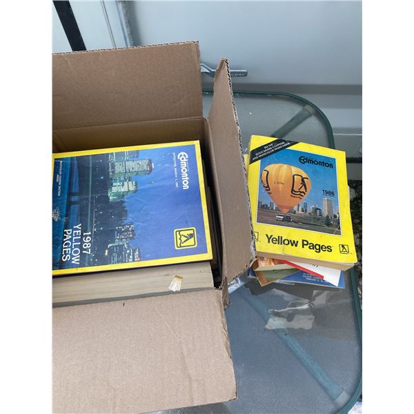 Edmonton Yellow Pages and Telephone Books from the 1980s