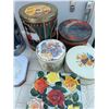 Image 11 : Decorative Collectible Tin Containers, Lot of 20+