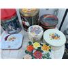 Image 9 : Decorative Collectible Tin Containers, Lot of 20+