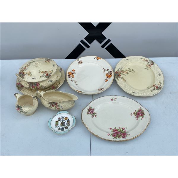 English China Serving Pieces, Crown Ducal, Royal Tudor, Grindley