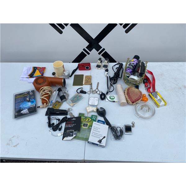 Electronics, Accessories and Household Items Lot