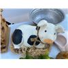Image 2 : Animal Figurines, Novelty Salt Shakers, and Kitchen Décor Lot